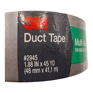 3M Duct Tape Multi-Use Silver 1.88 in X 45 Yd Strong Adhesive Model #2945 Roll